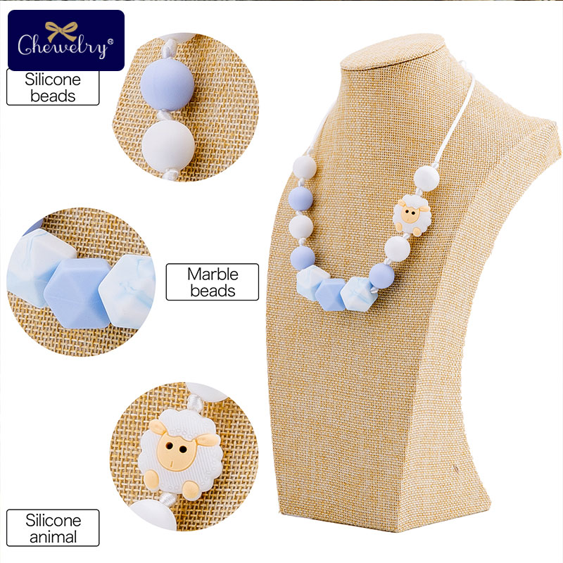 Silicone Teething Necklace for Baby